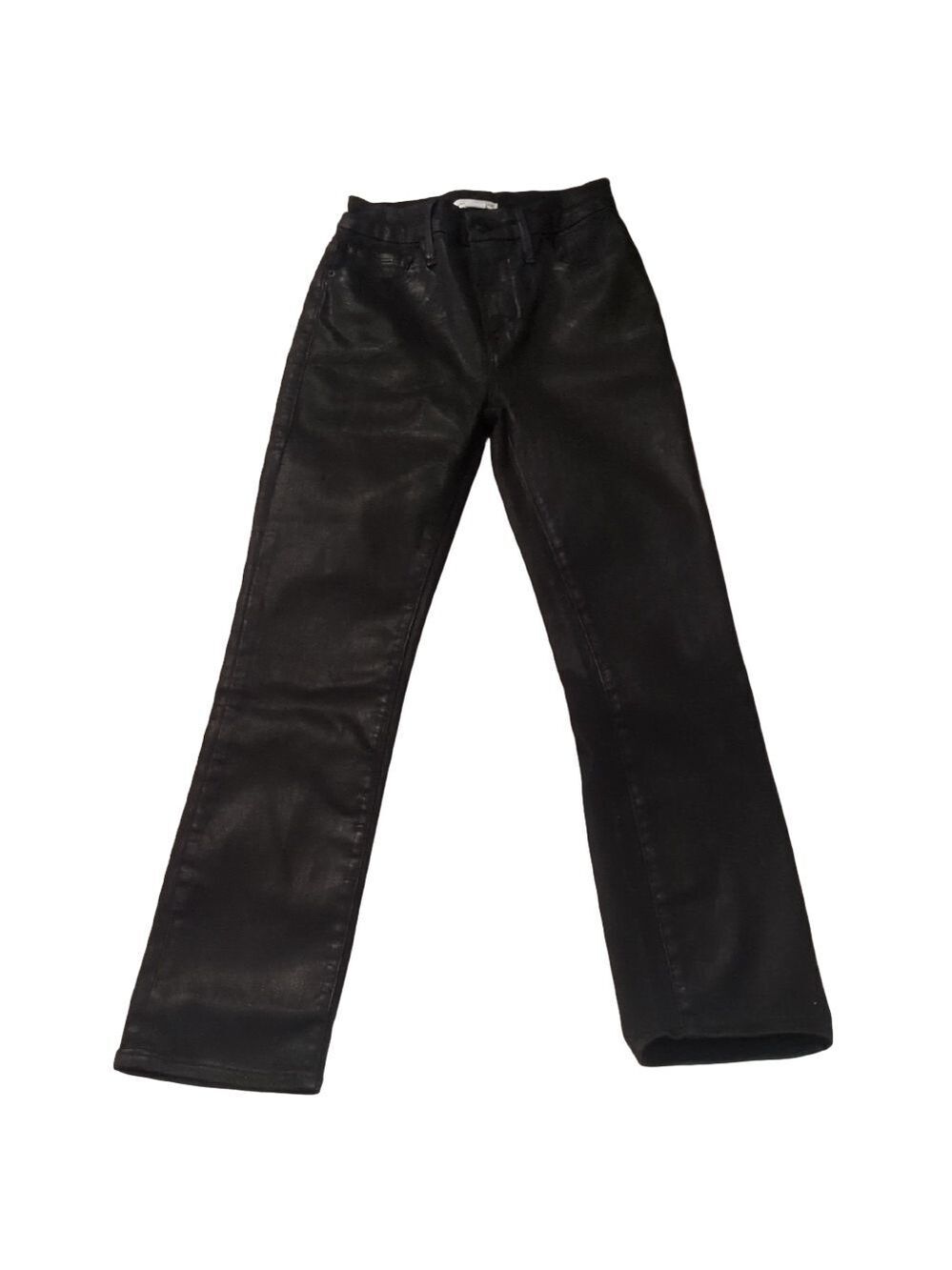 Good American Coated Black Jeans Size 00/24
